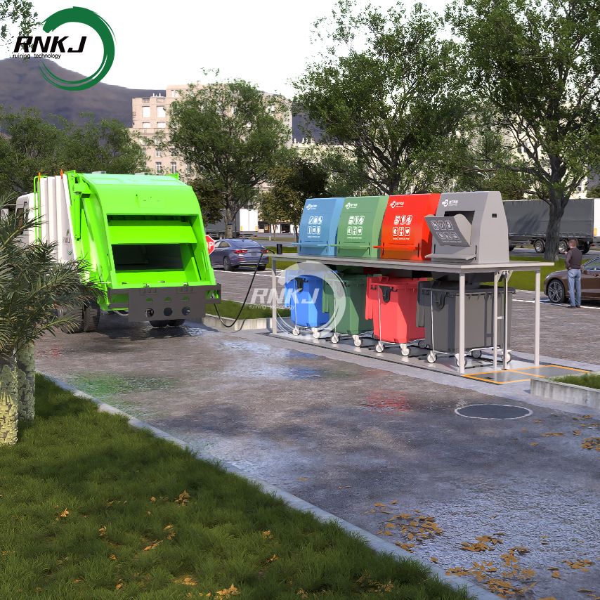 Underground Trash Collection Storage System Underground Trash Collection Storage System