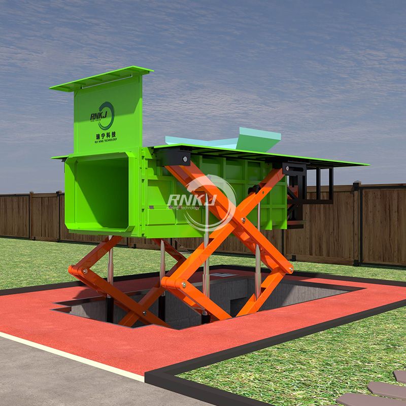 Underground Horizontal Garbage Compaction Station Underground Horizontal Garbage Compaction Station