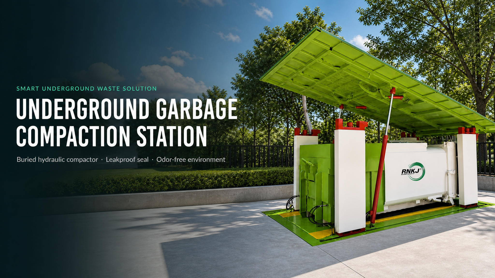 Hydraulic Underground Garbage Compaction Station Hydraulic Underground Garbage Compaction Station