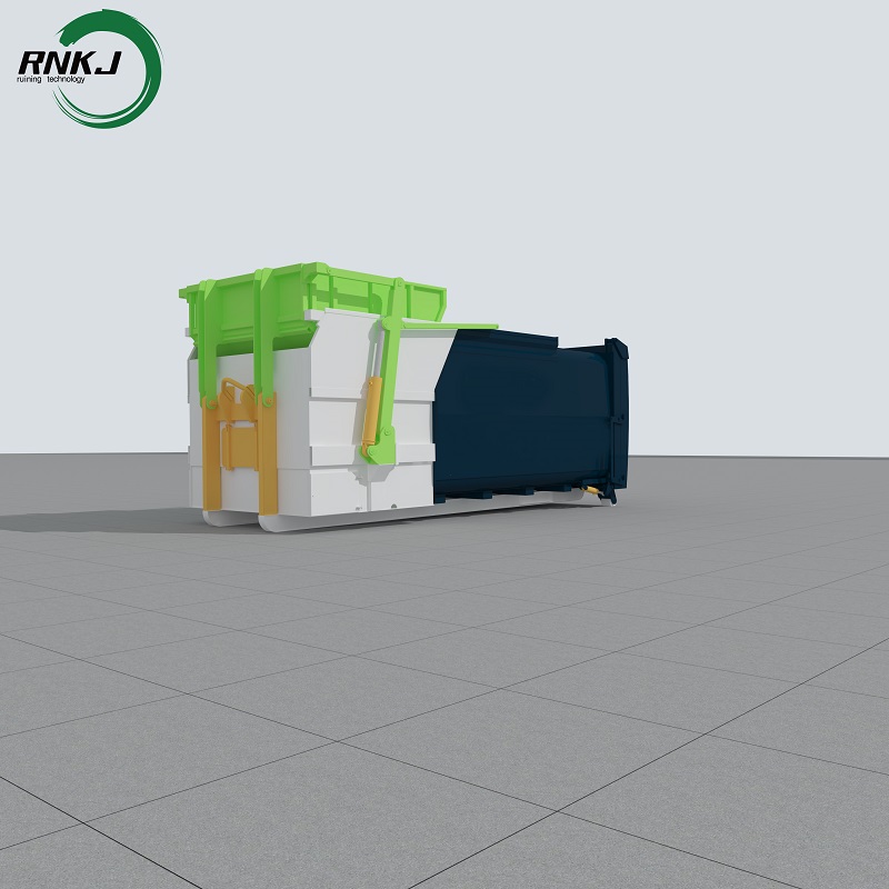 High Capacity PLC Controlled Hopper Waste Compactor High Capacity PLC Controlled Hopper Waste Compactor