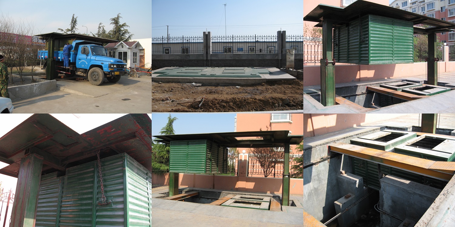 Custom Double-bin Garbage Collection Station Custom Double-bin Garbage Collection Station