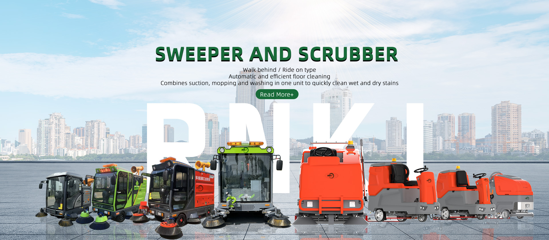 sweeper and scrubber