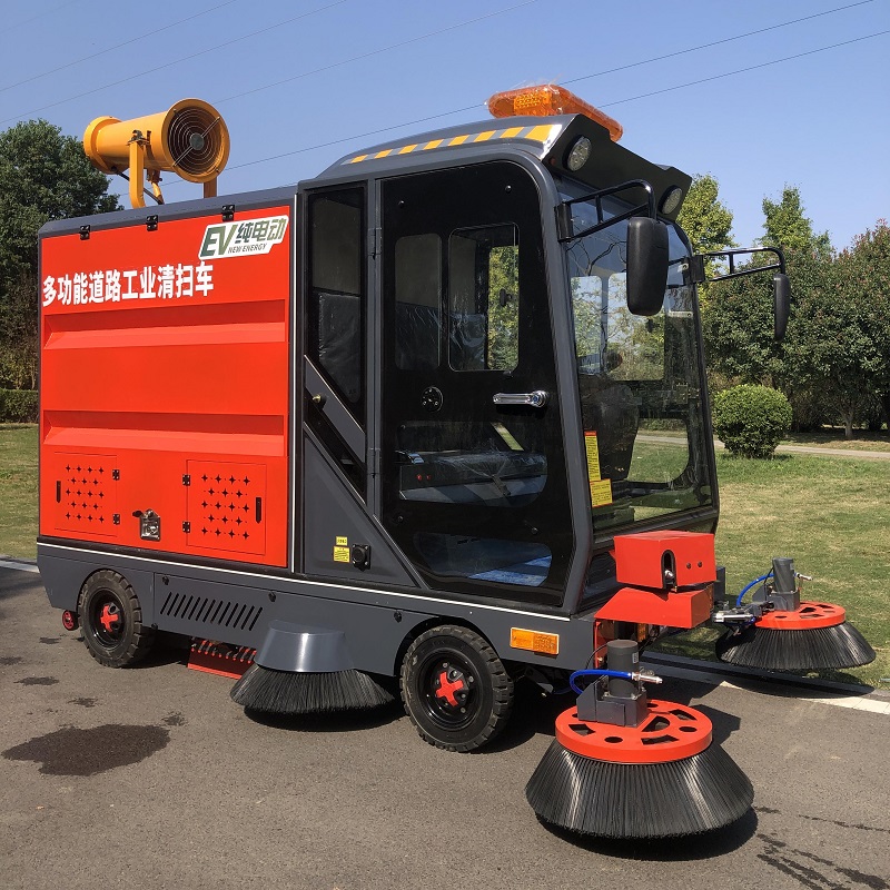 Electric Ride-On Sweeper