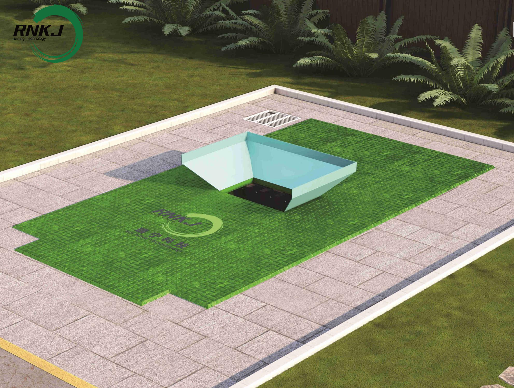 Underground Horizontal Garbage Compactor