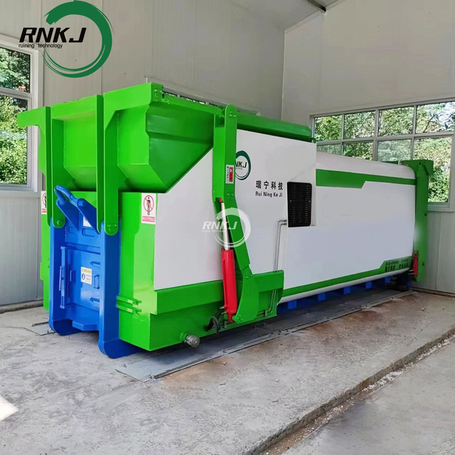 Hydraulic Hopper Waste Compactor