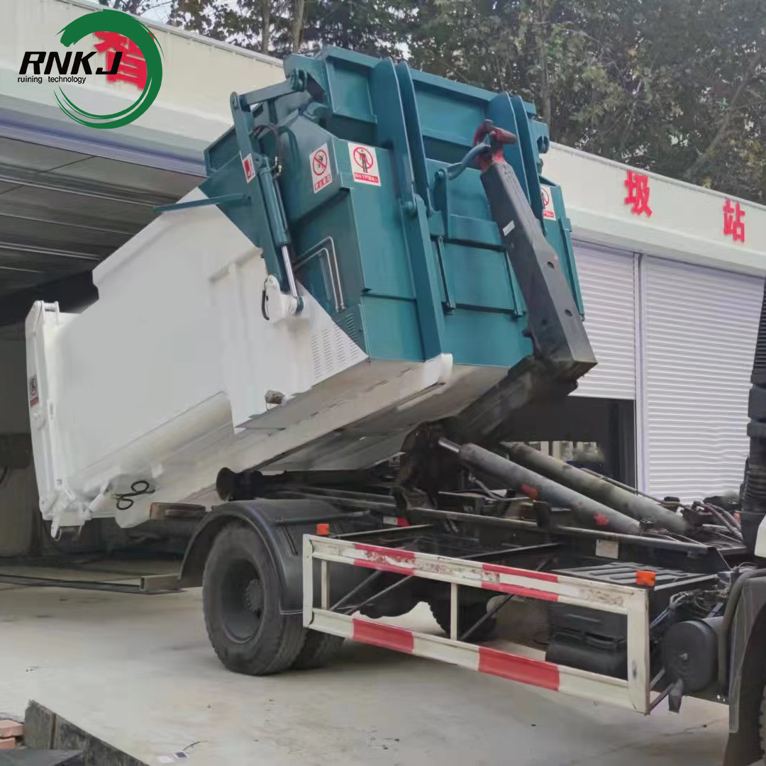 Hydraulic Hopper Trash Compactor