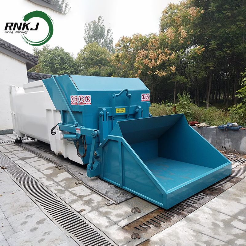 Hydraulic Hopper Trash Compressor