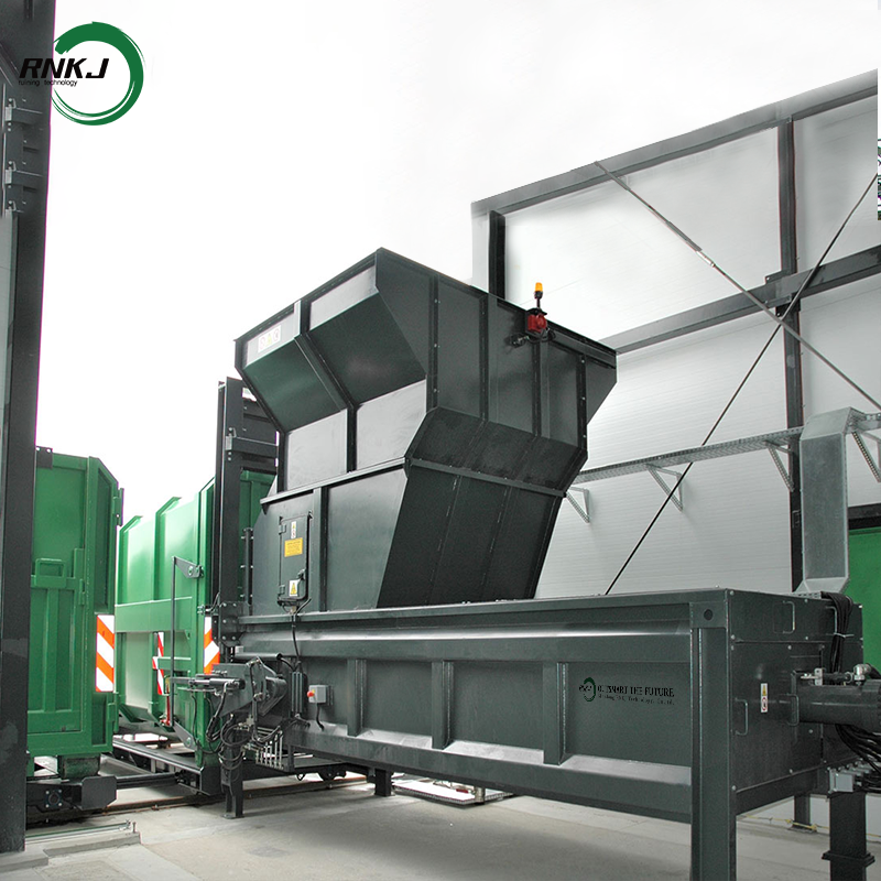 Split Type Trash Compression Station