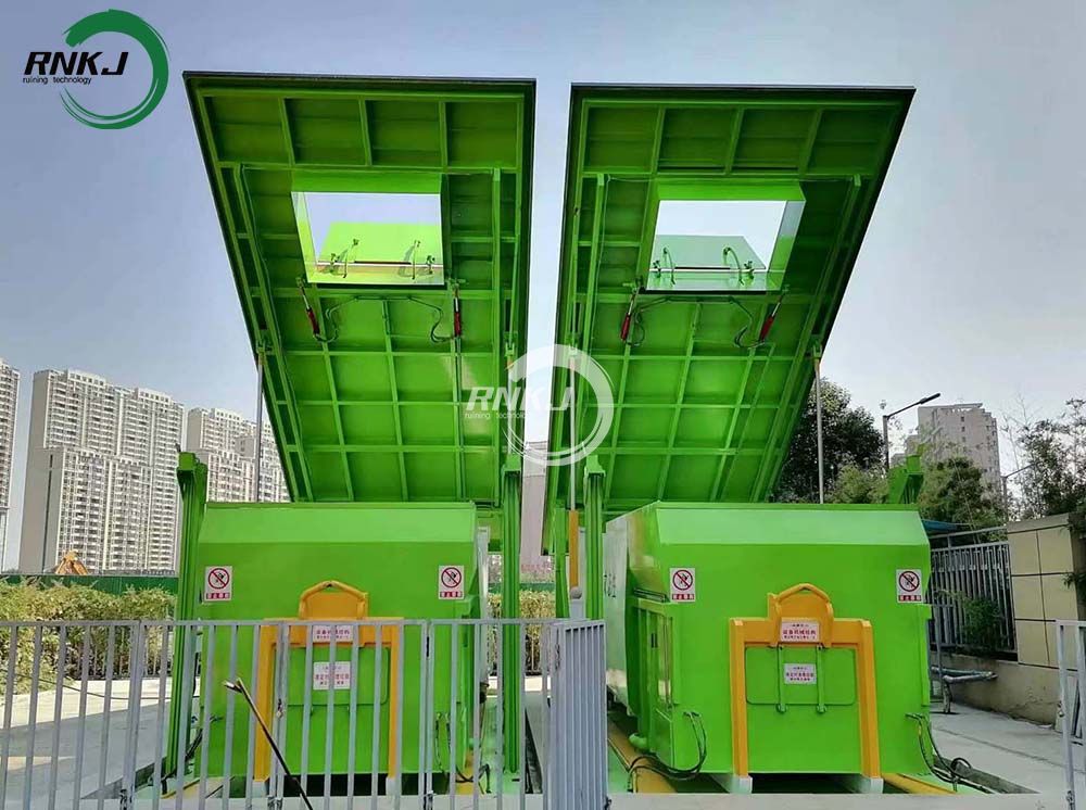 Underground Double-box Garbage Compactor