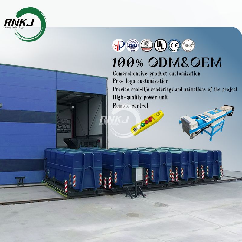 Split Type Trash Compression Station