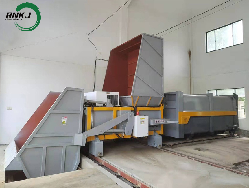 Industrial Hydraulic Sealed Leak Proof Split Type Waste Compactor