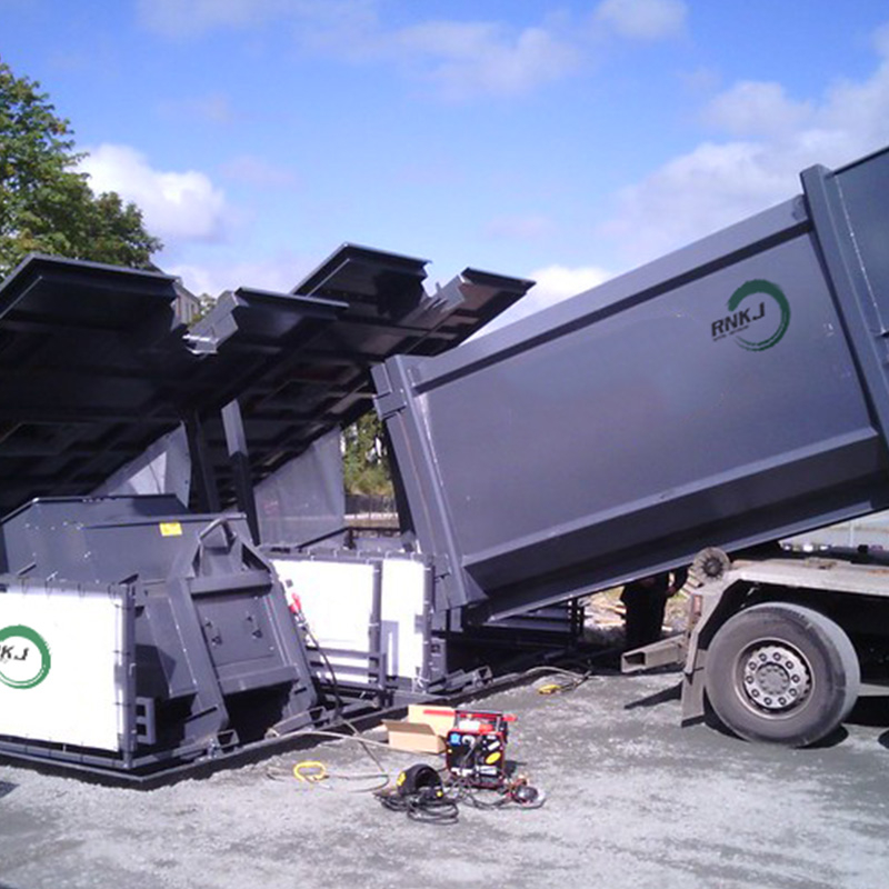 Unpowered Waste Compression Station