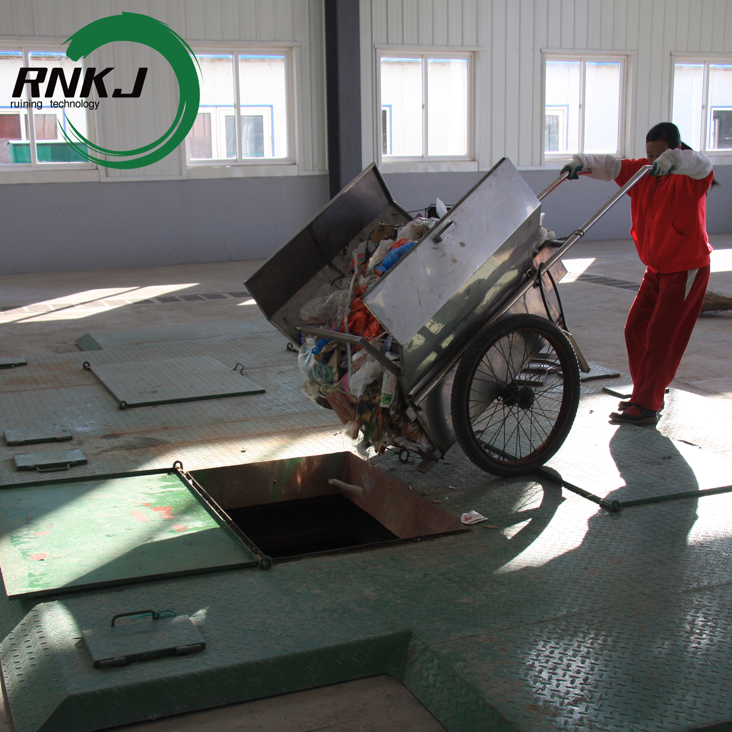 Underground Garbage Collection Station