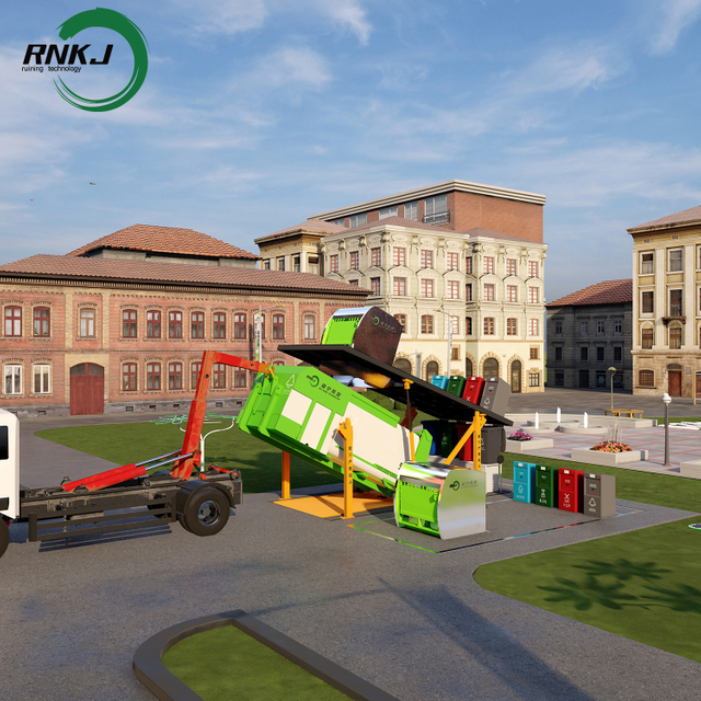 Automatic Hydraulic Underground Garbage Compactor