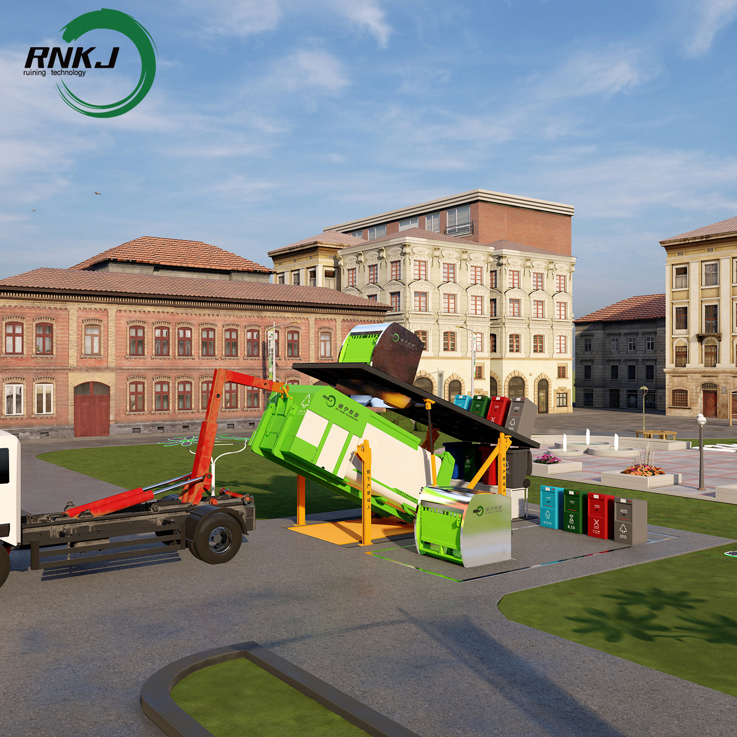 Landscape Underground Waste Compactor