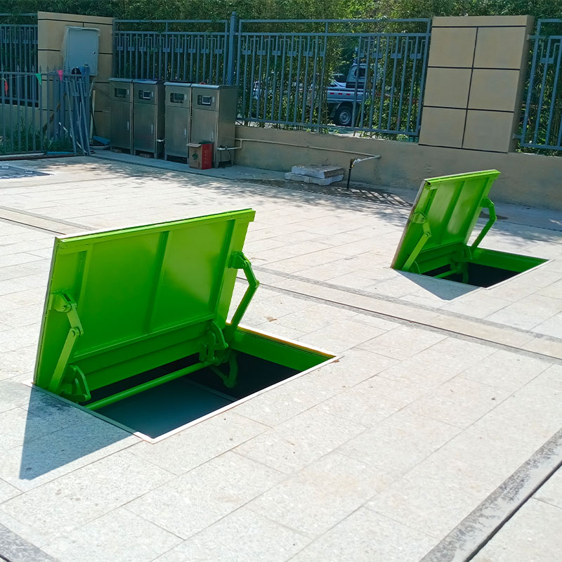 Landscape Underground Trash Compactor