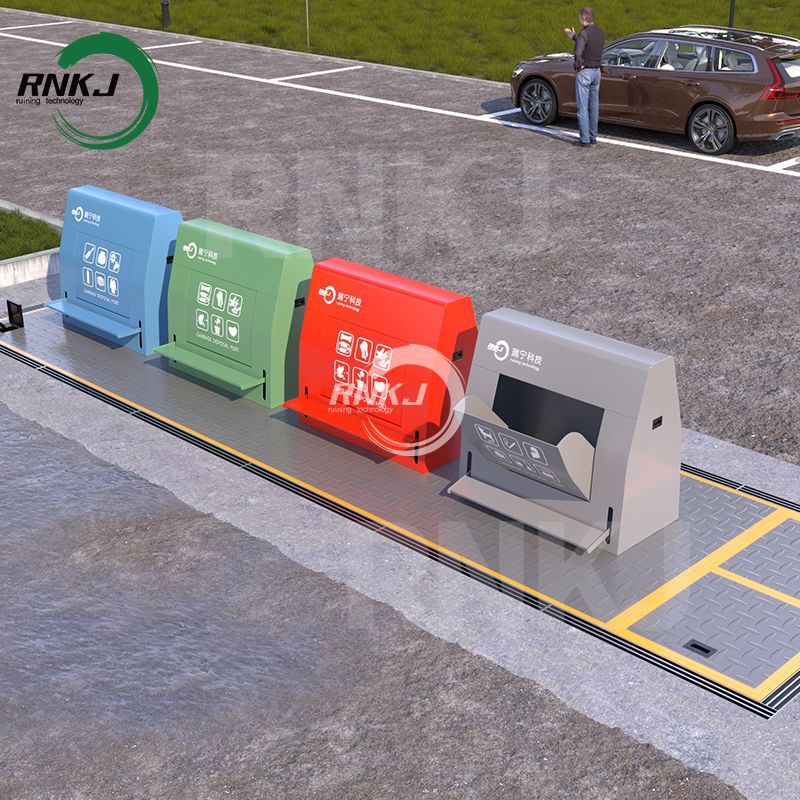 Underground Trash Collection Storage System