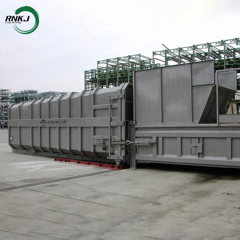 Industrial Hydraulic Sealed Leak Proof Split Type Waste Compactor