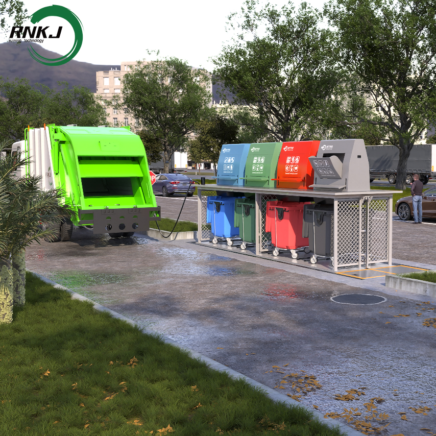 Underground Garbage Collection Sorting System