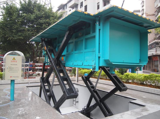 Underground Cross-type Trash Compactor