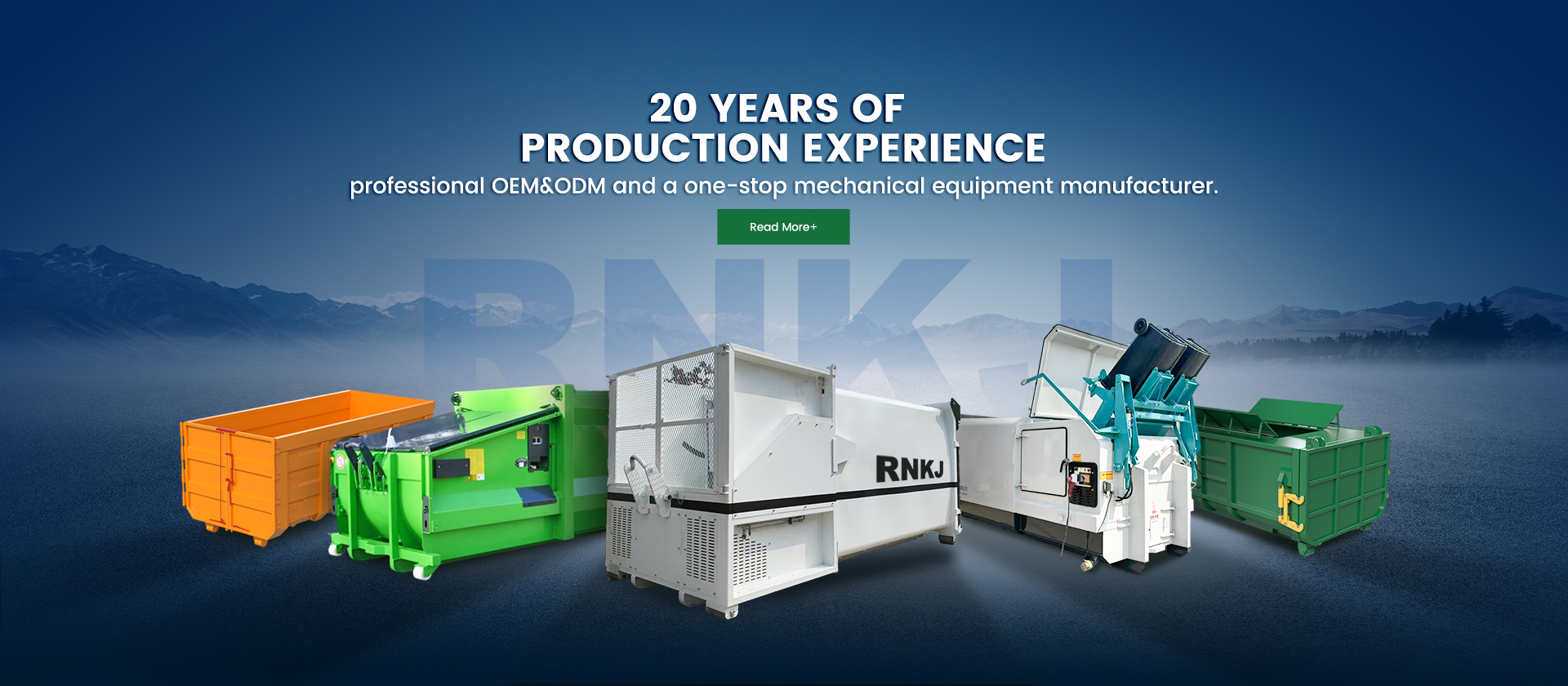 professional OEM&ODM sanitation mechanical equipment manufacturer