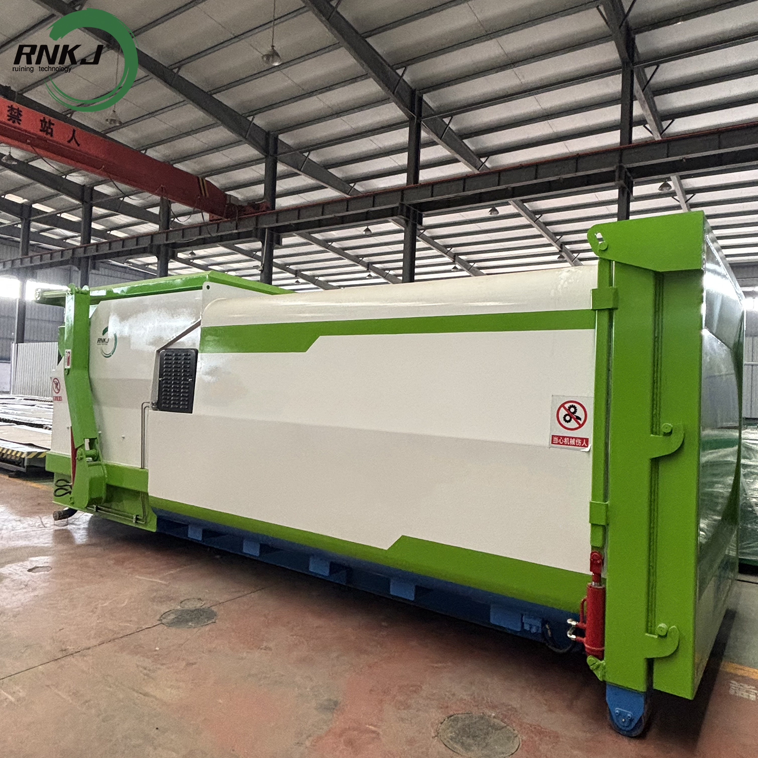 Hydraulic Hopper Waste Compaction Station