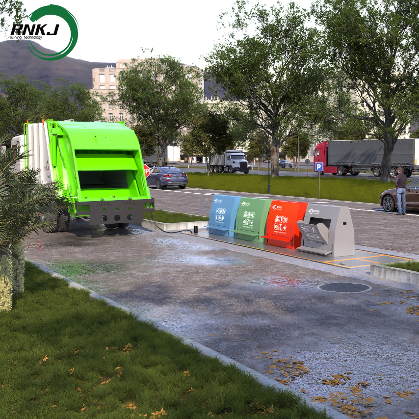 Underground Garbage Collection Sorting System