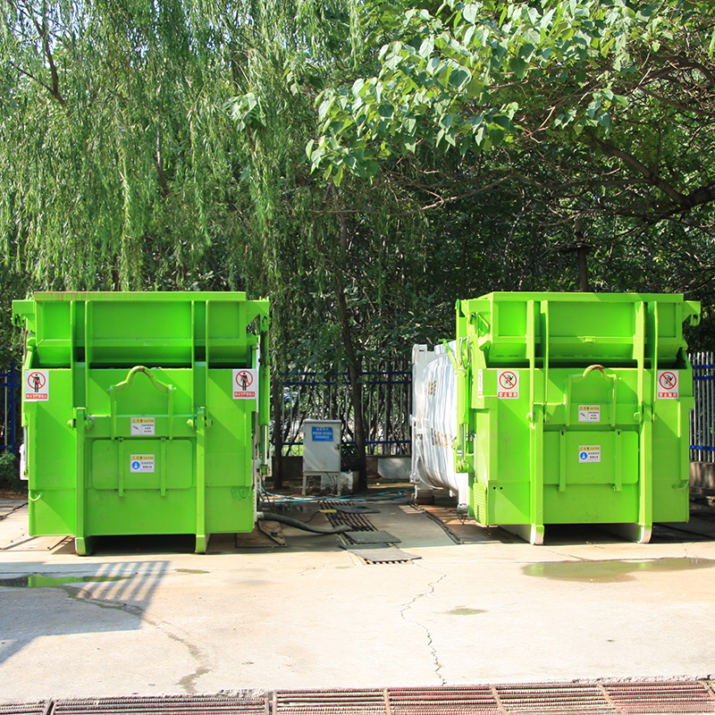 Hopper Trash Compression Station