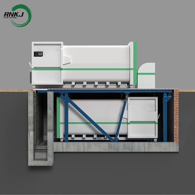 Underground Trash compression station