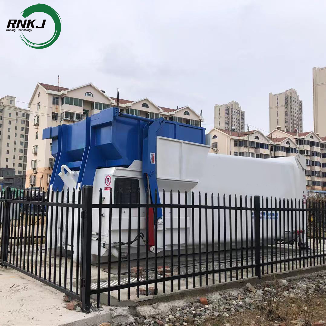 Hydraulic Hopper Trash Compactor