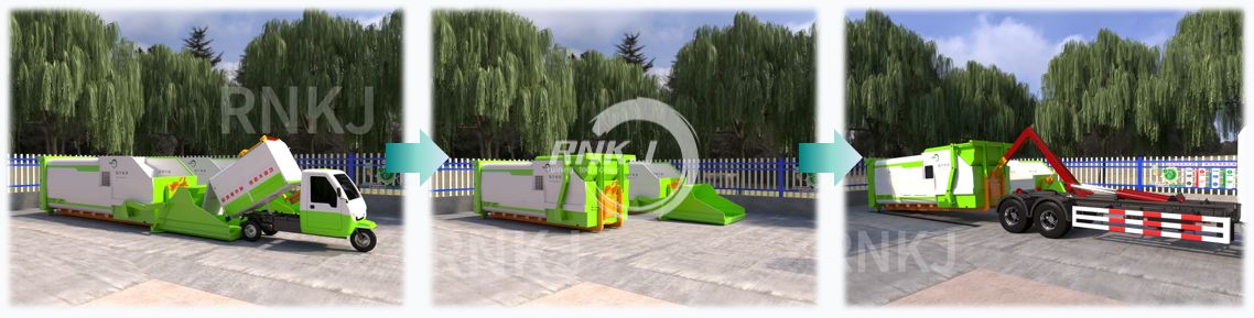 Mobile garbage compactor