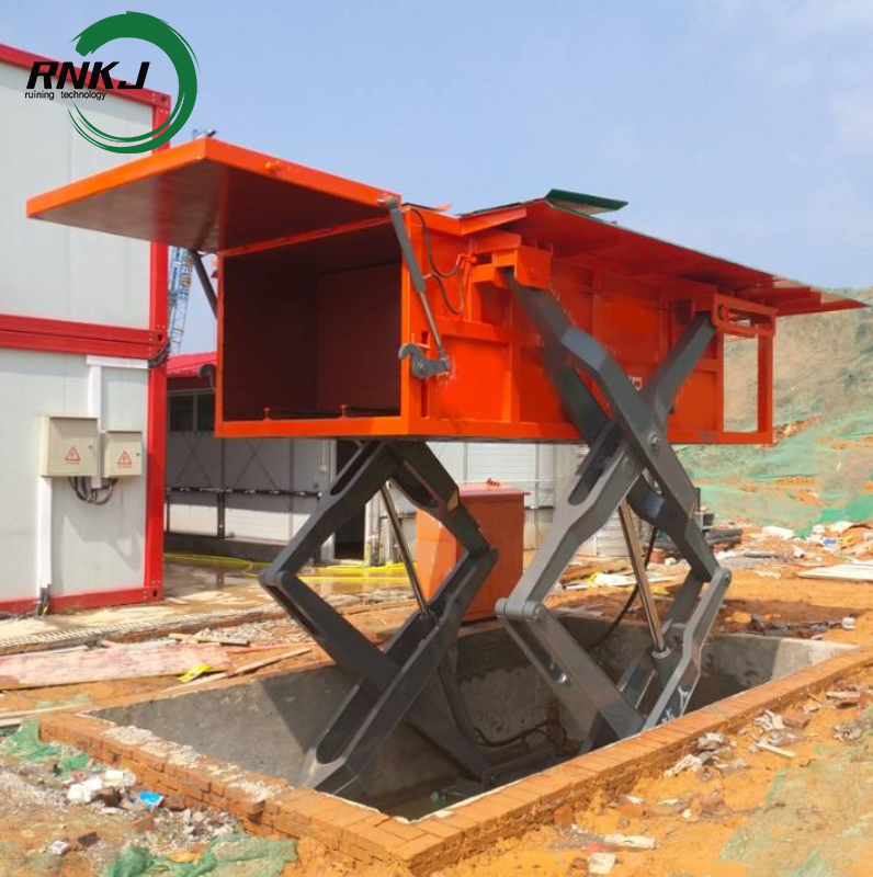 Underground Horizontal Garbage Compaction Station