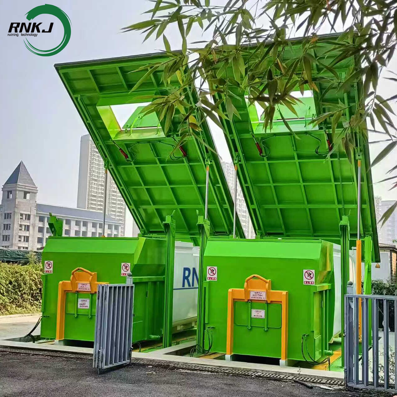 Landscape Underground Trash Compactor