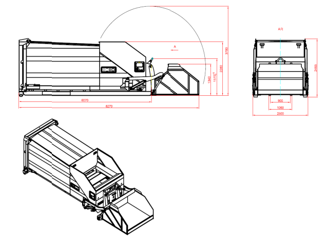 Hopper Trash Compactor