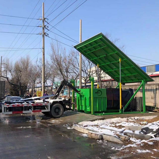 Underground Mobile Garbage Compression Station