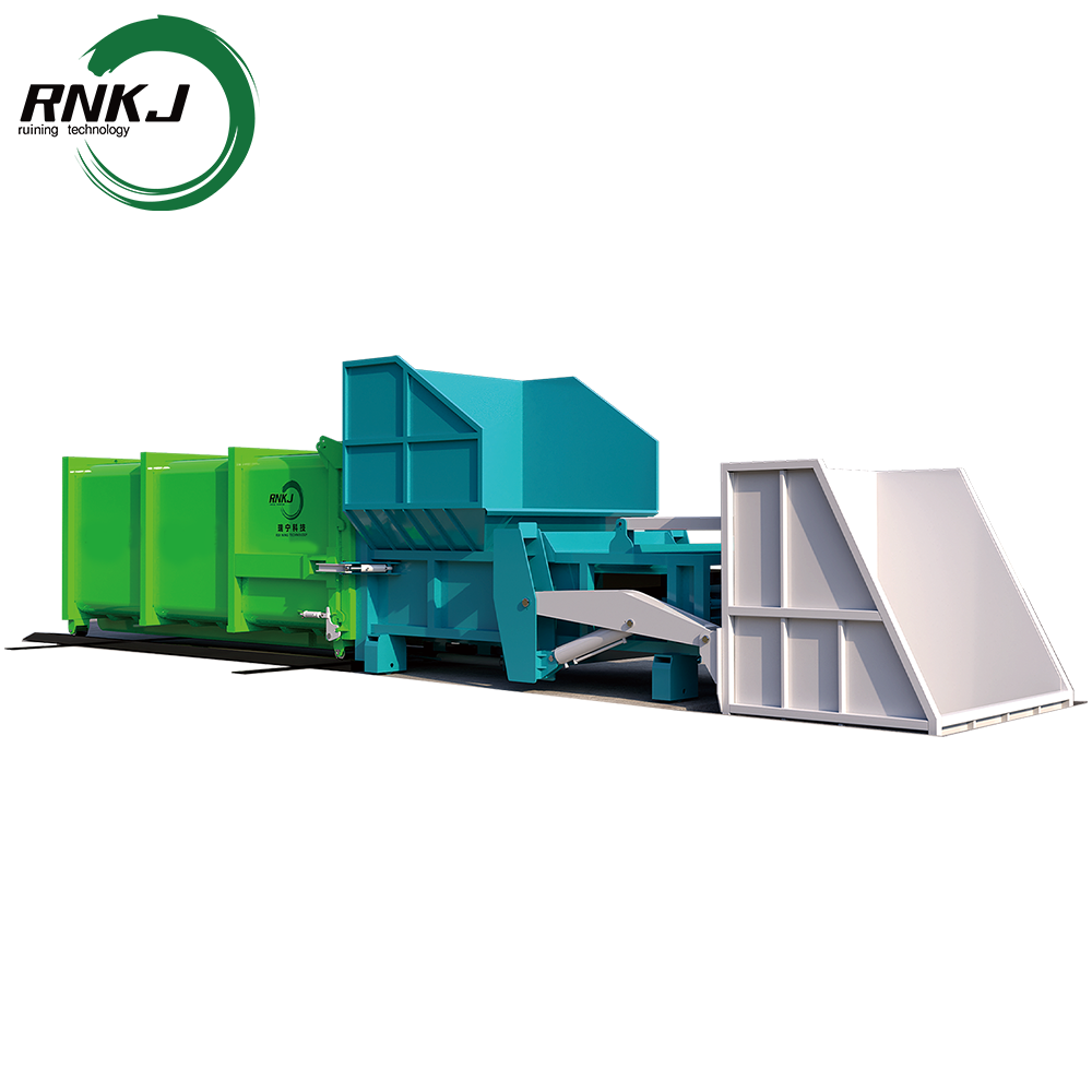 Stationary Garbage Compression Station