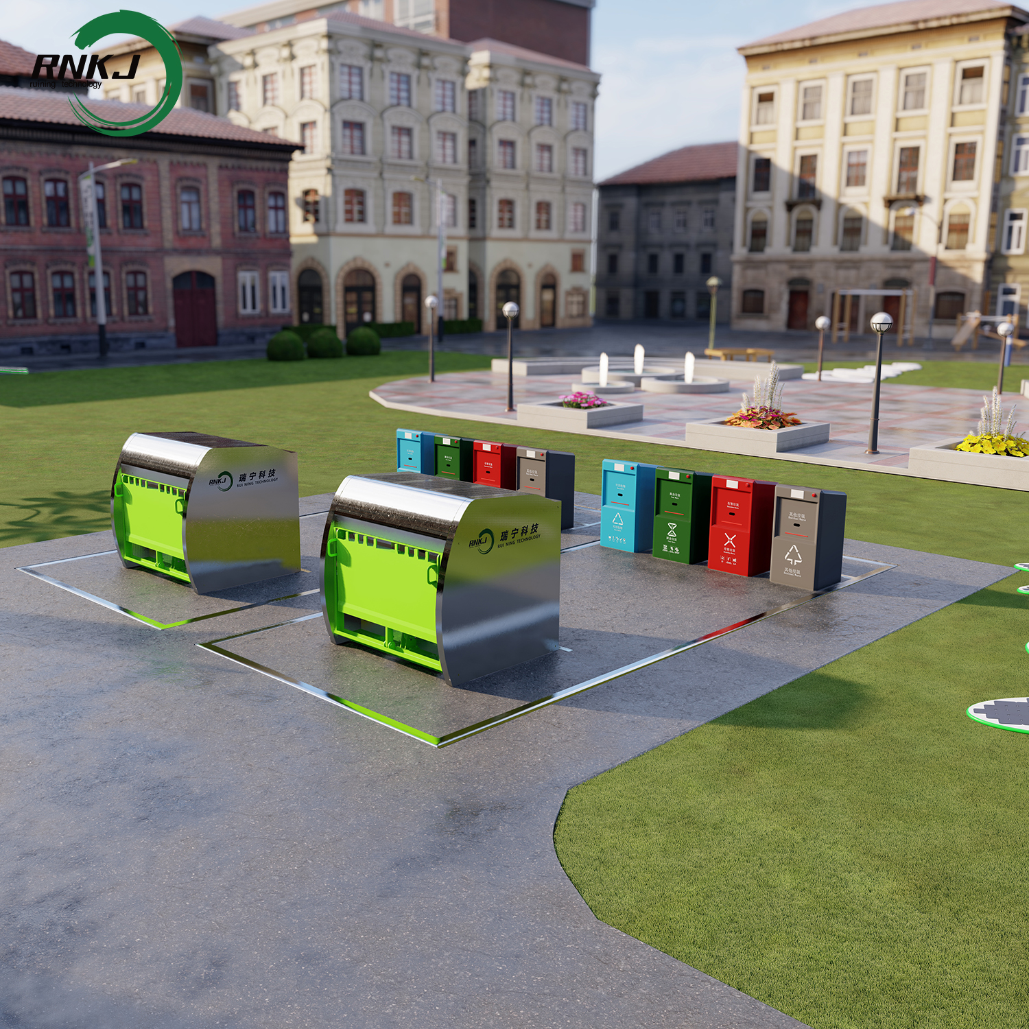 Landscape Underground Waste Compactor