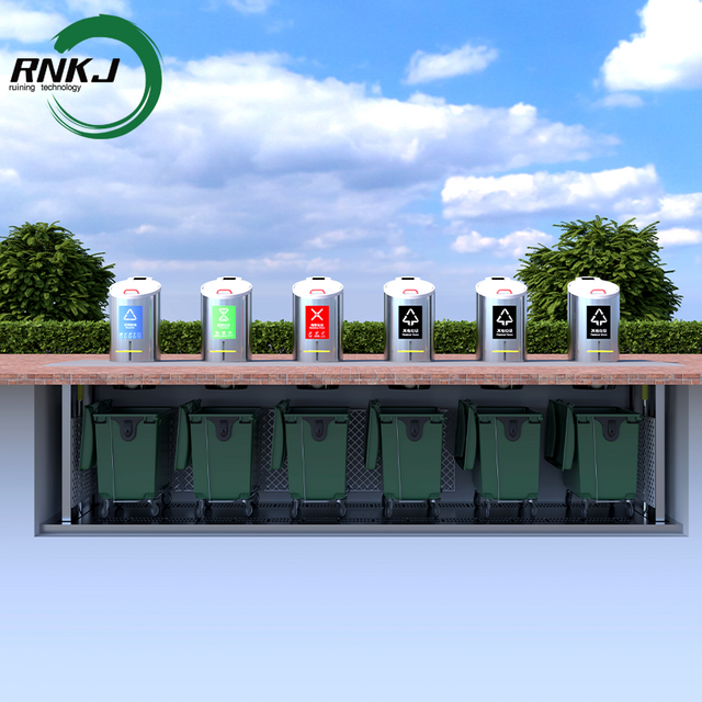 Underground Garbage Classification System
