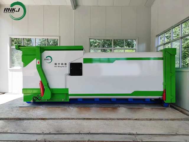 Hopper Trash Compaction Station