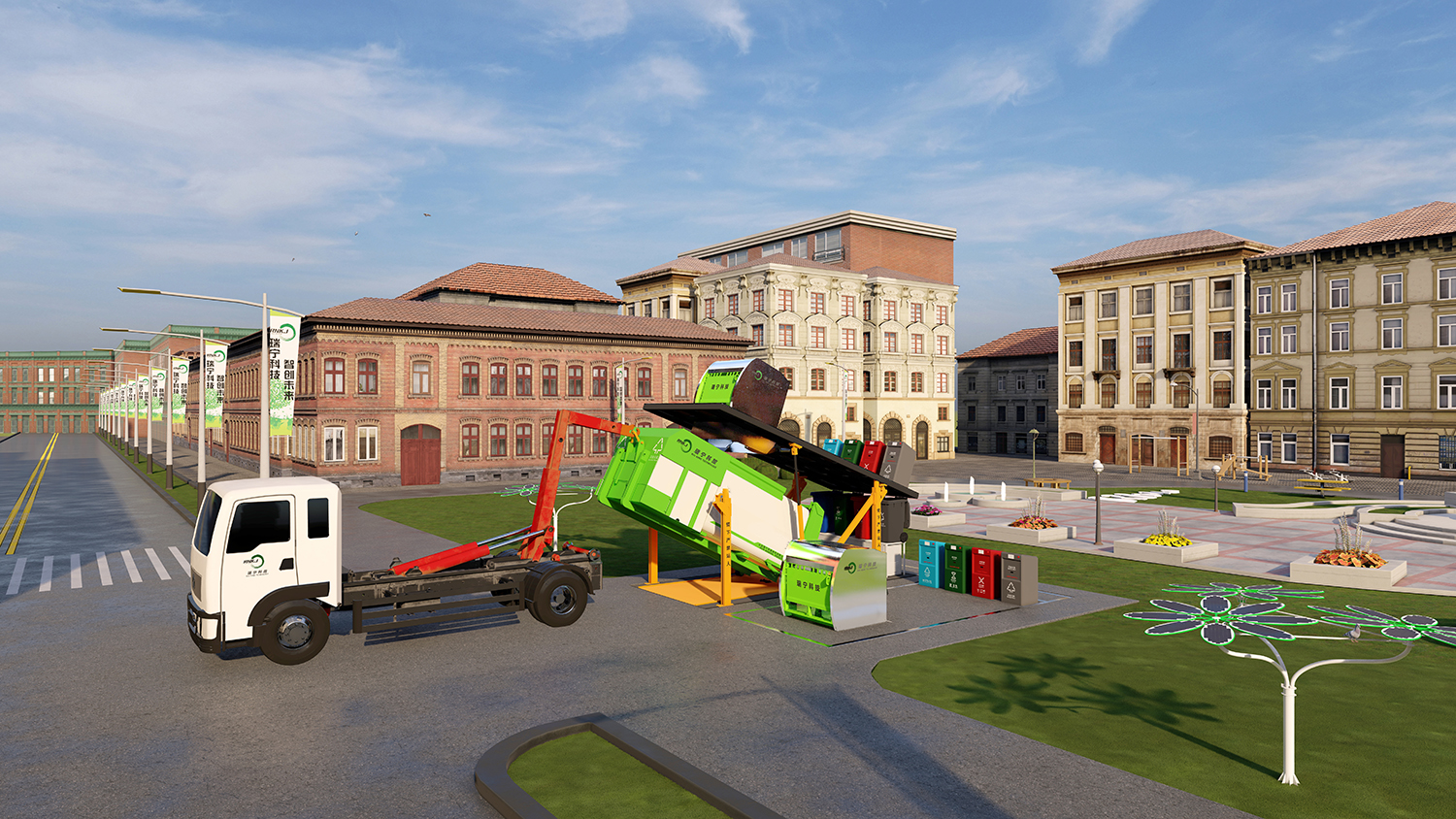 Landscape Underground Waste Compactor