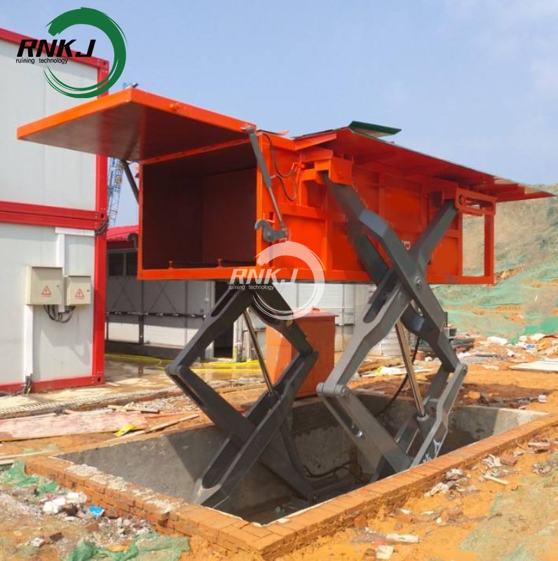 Underground Horizontal Garbage Compactor