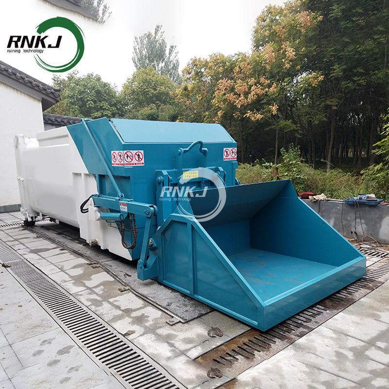 Hydraulic Hopper Trash Compressor