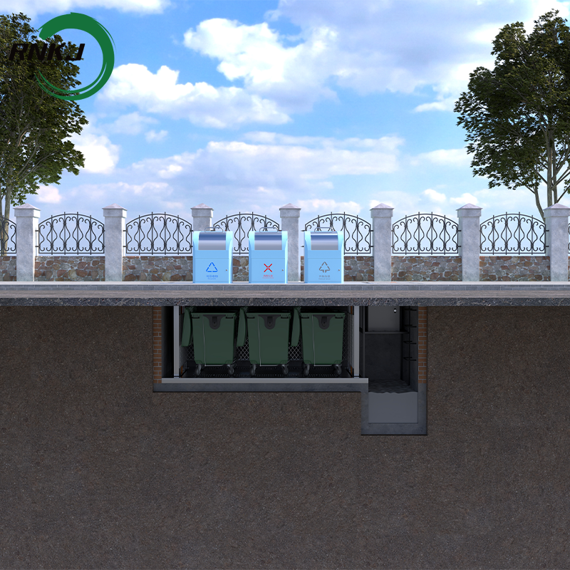 Underground Trash Sorting System