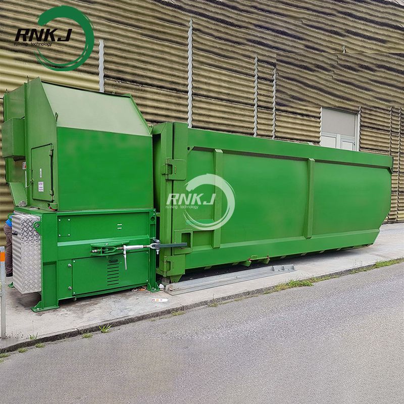 Spiral Garbage Compaction Station