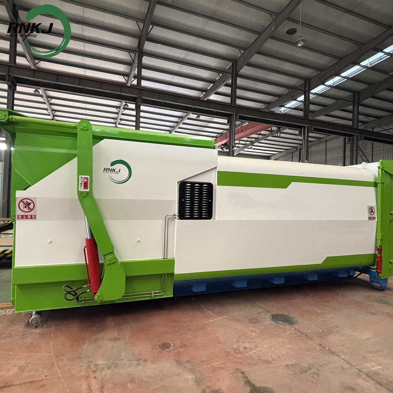 Hydraulic Hopper Waste Compaction Station