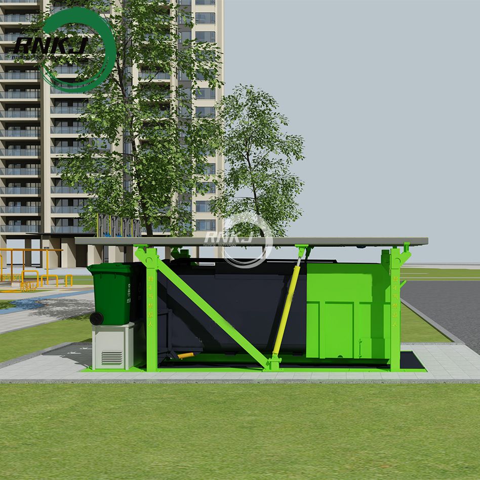 Underground Trash Compressor Station