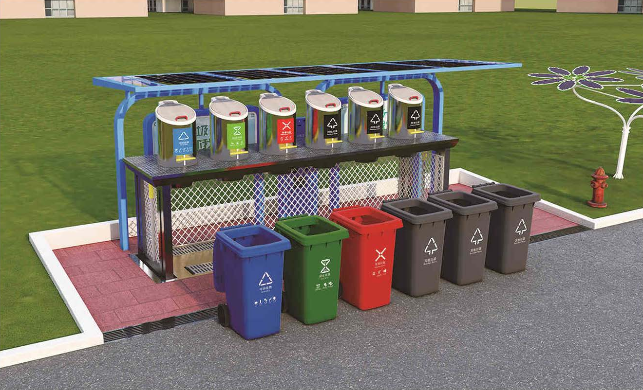 Underground Garbage Sorting Booth (4)