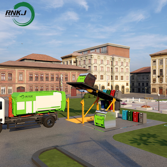 Double-box Underground Garbage Compactor