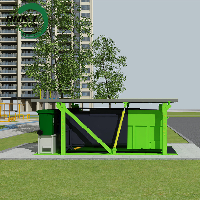 Underground Trash Compressor Station 