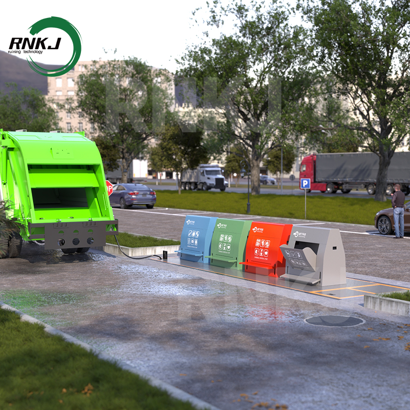 Underground Garbage Collection Sorting System